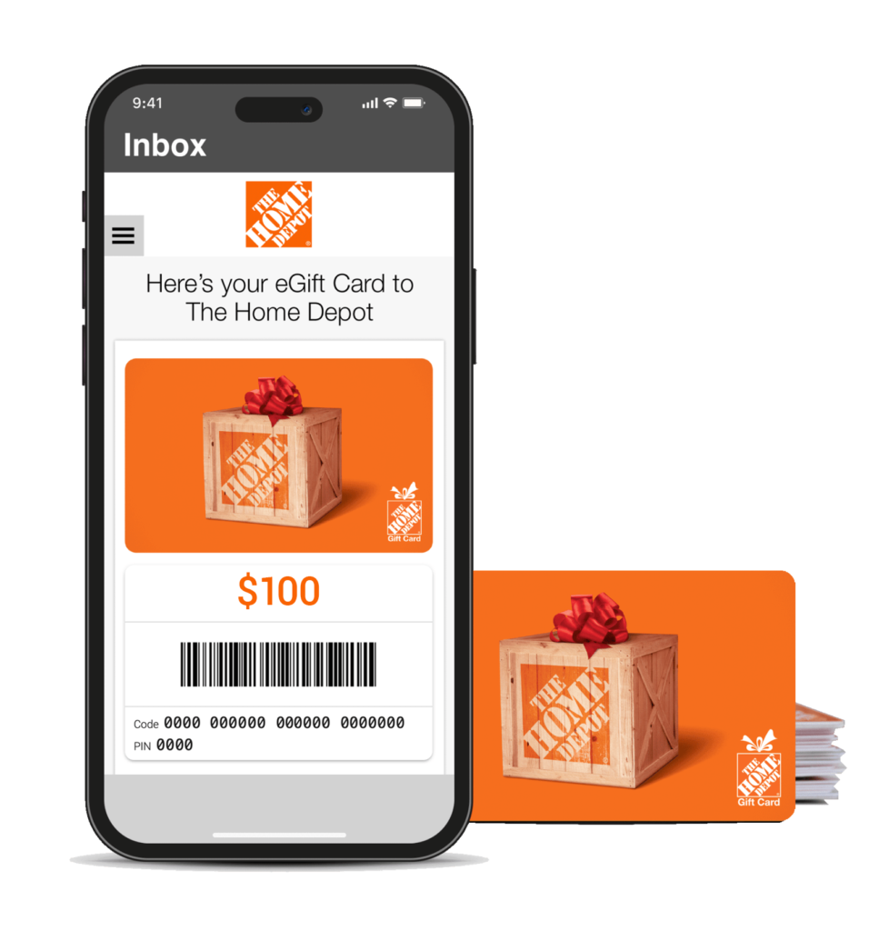 The Home Depot Gift Card - Digital and Plastic