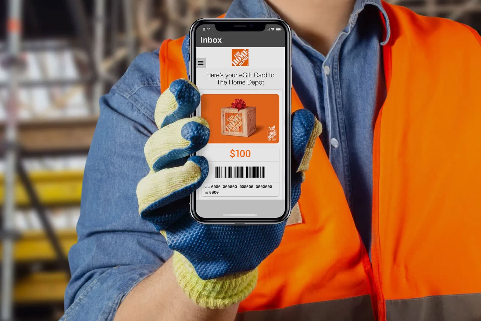 The Home Depot Corporate Gift Card - Digital card option