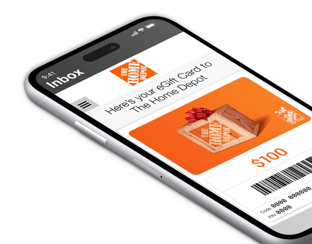 HOME Home Depot Corporate Gift Cards