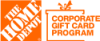 The Home Depot Corporate Gift Card logo